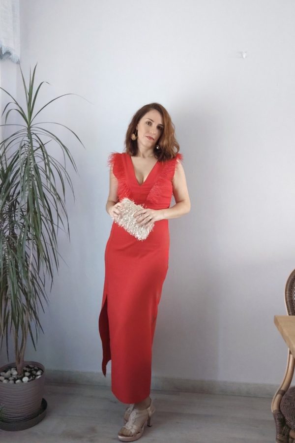 VESTIDO RHAPSODY ROJO