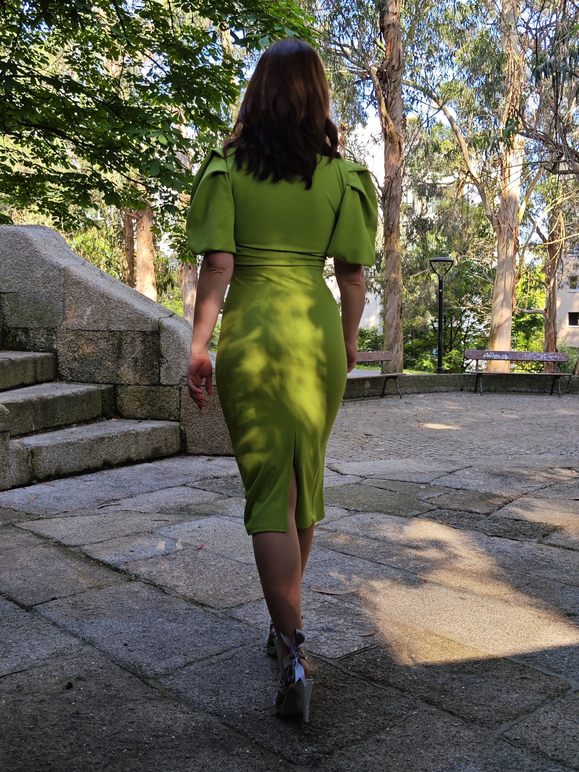 VESTIDO CHIARA VERDE - Imagen 4