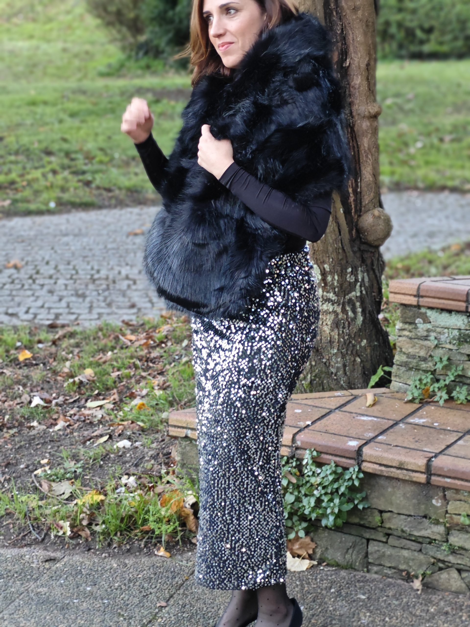 FALDA MIDI LENTEJUELAS - Imagen 5