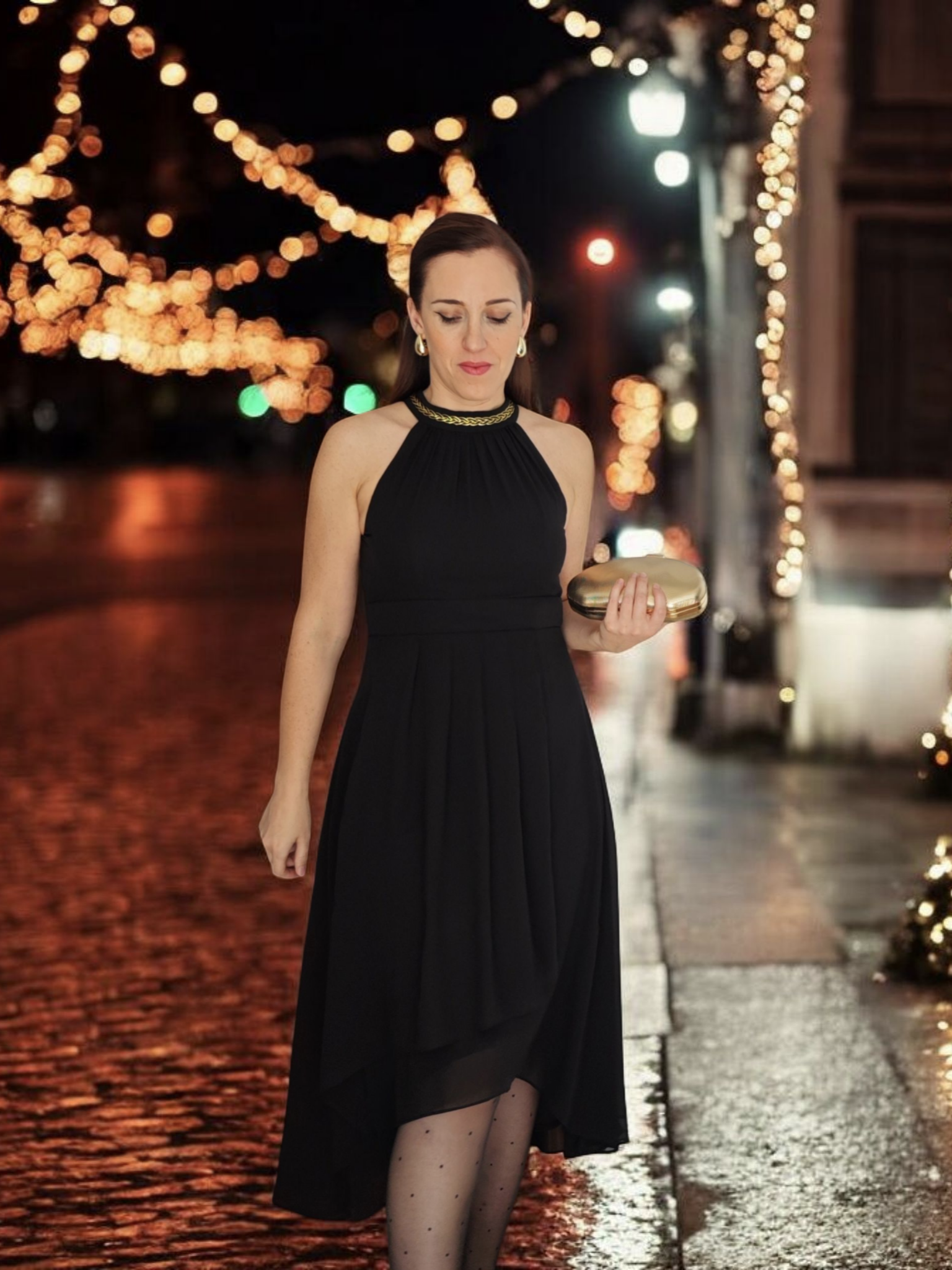 VESTIDO MÓNACO CUELLO HALTER