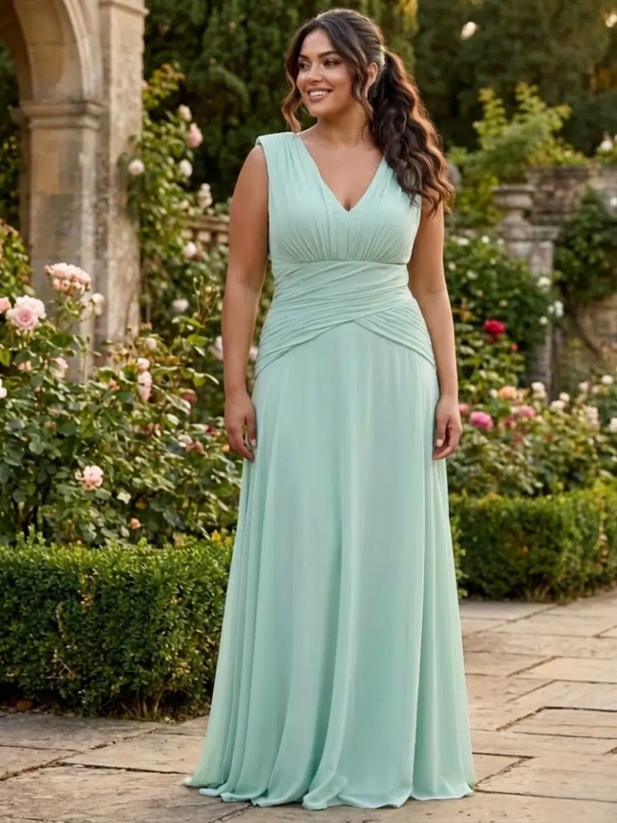 vestido de fiesta serea midsize verde menta